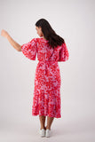 Vassalli Petal Sleeve Dress 6089 - Spritz