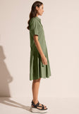 POL Toya Shirt Dress - Green
