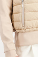 Monari Quilted Jacket with Neoprene