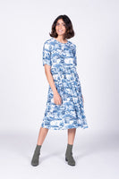 Wilson Trollope Otama Dress - Blue Tolie